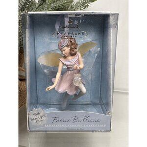 Hallmark Ornament Faerie Brilliana Frostlight Collection Fiber Optic Glow 2001